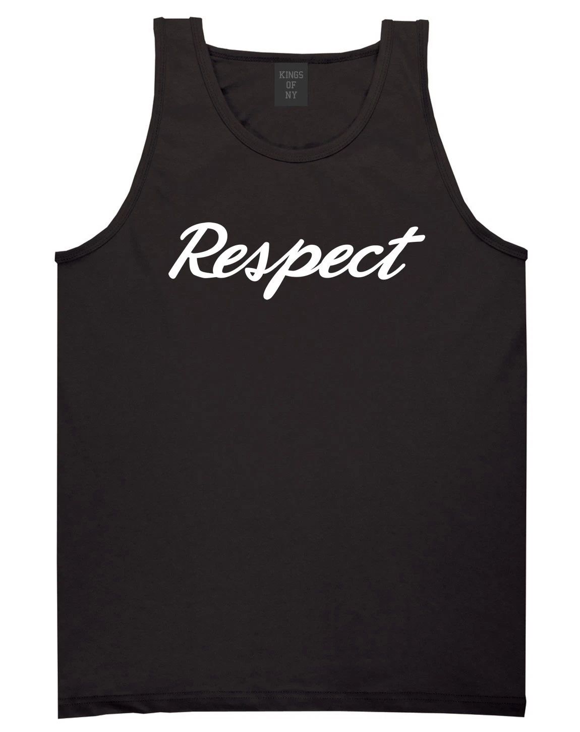 Kings of NY Respect Tank Top T-Shirt Street Style Streetwear Mens Boys Clothing