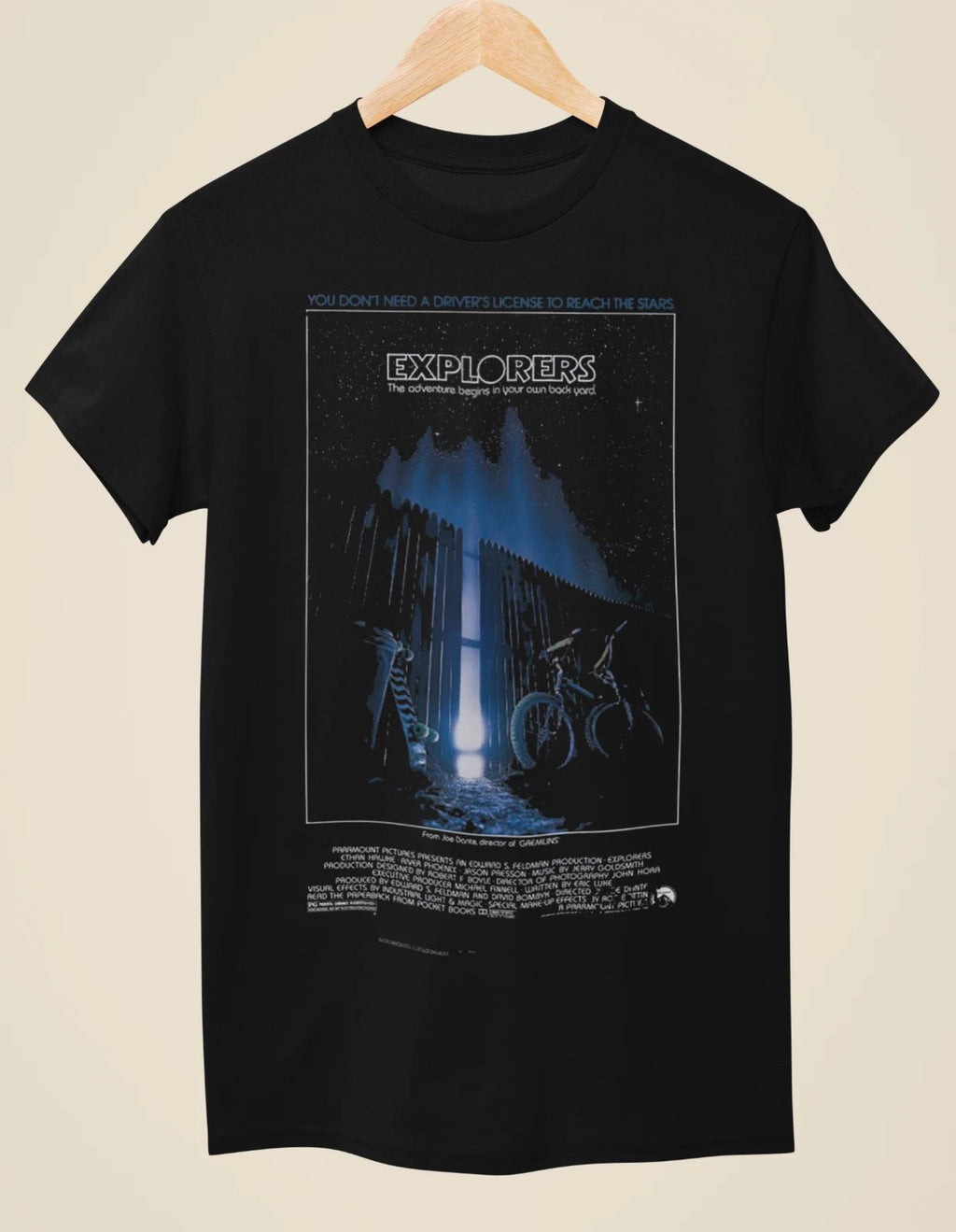 Explorers - Movie Poster inspired Unisex Black T-Shirt