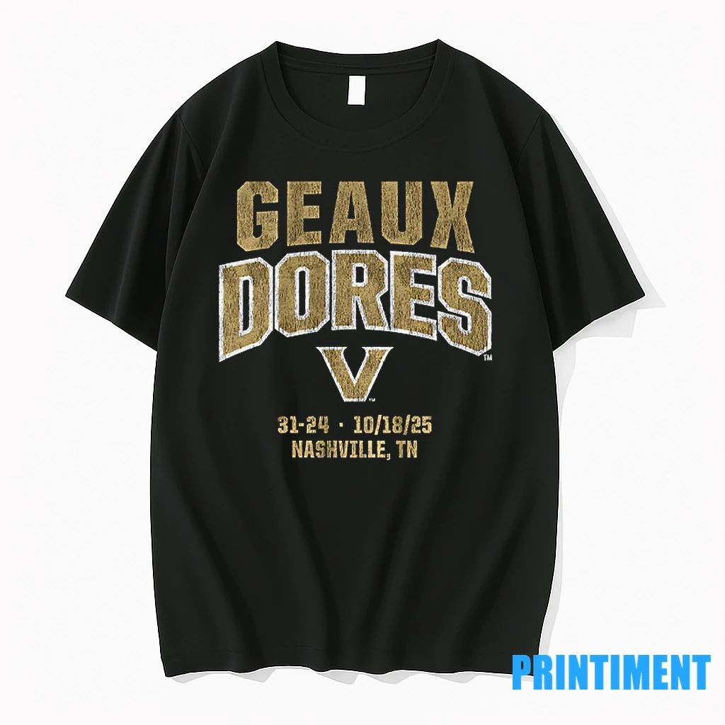 Vanderbilt Commodores Football Geaux Dores 10 18 25 Nashville Tn Tshirts Sweater
