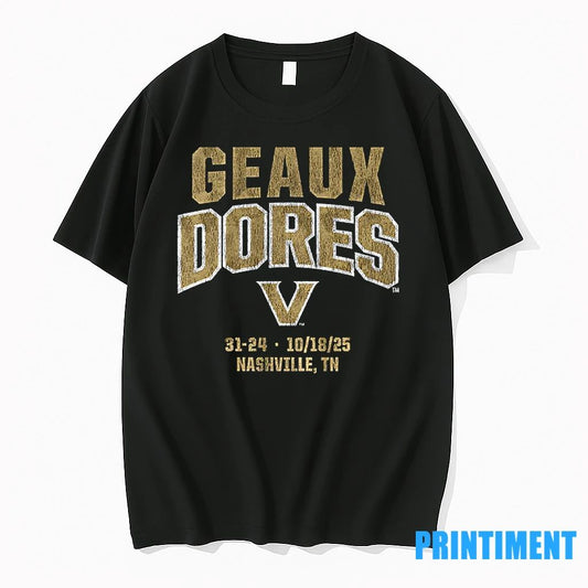Vanderbilt Commodores Football Geaux Dores 10 18 25 Nashville Tn Tshirts Sweater