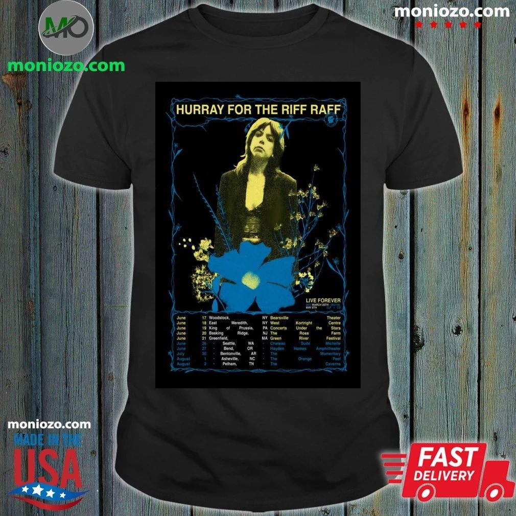 Original Hurray For The Riff Raff Summer 2026 Tour Poster T-Shirt