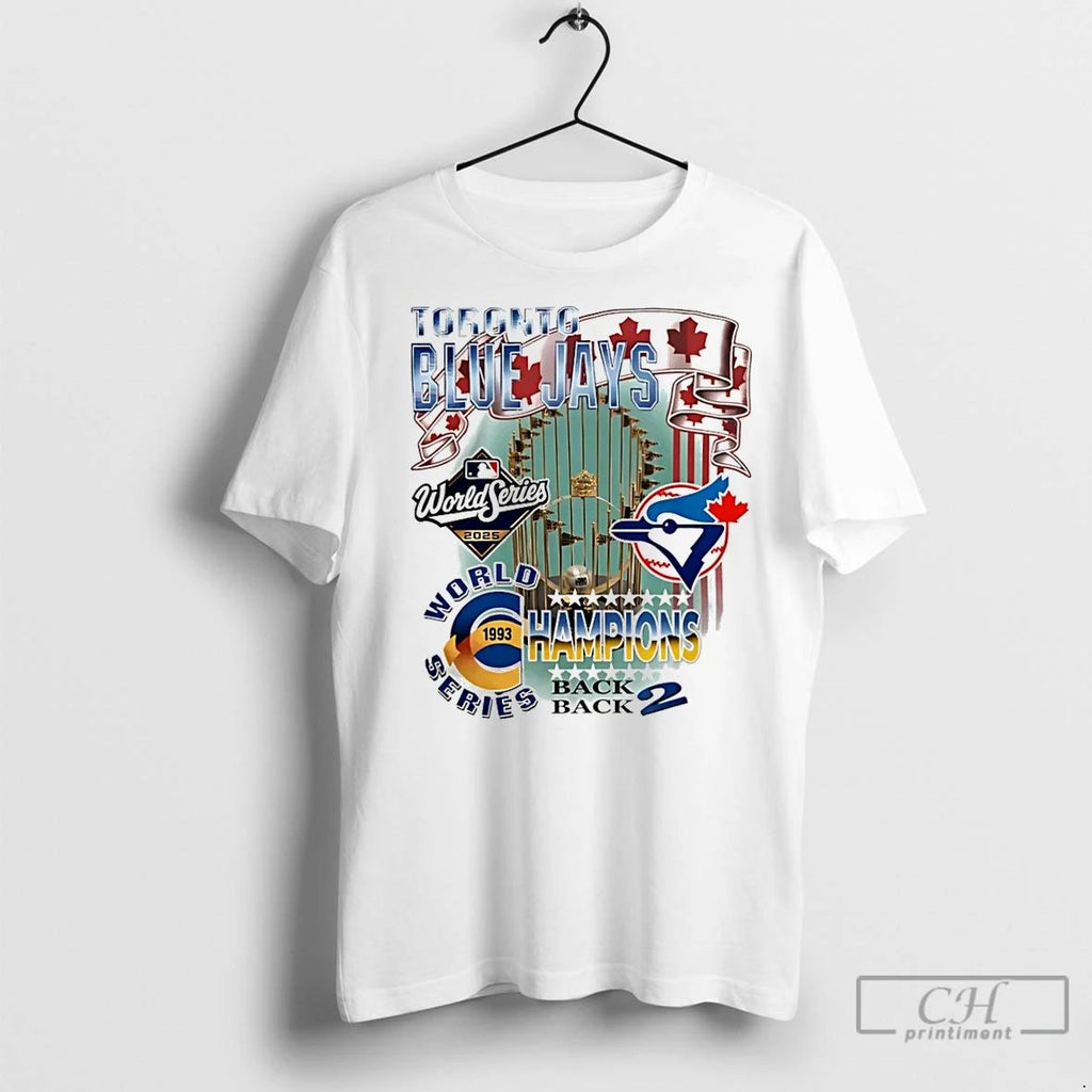Classic Toronto Blue Jays World Series Champions Back To Back 1993 2025 Christmas