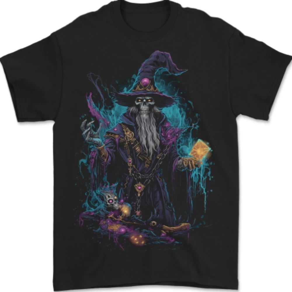 Fantasy Wizard Warlock 6 Mens T-Shirt 100% Cotton