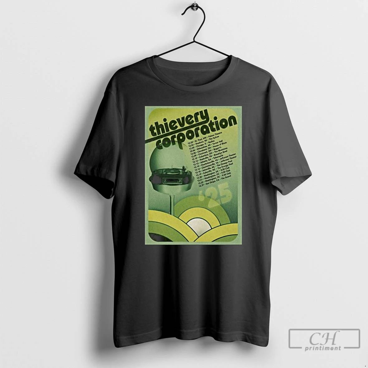 Premium Thievery Corporation Midwest And South American 2025 Tour Long Sleve T Shirts
