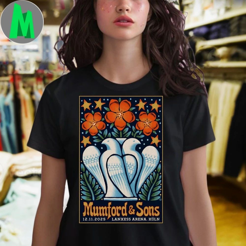 Mumford And Sons Cologne Germany November 12 2025 Poster Shirt