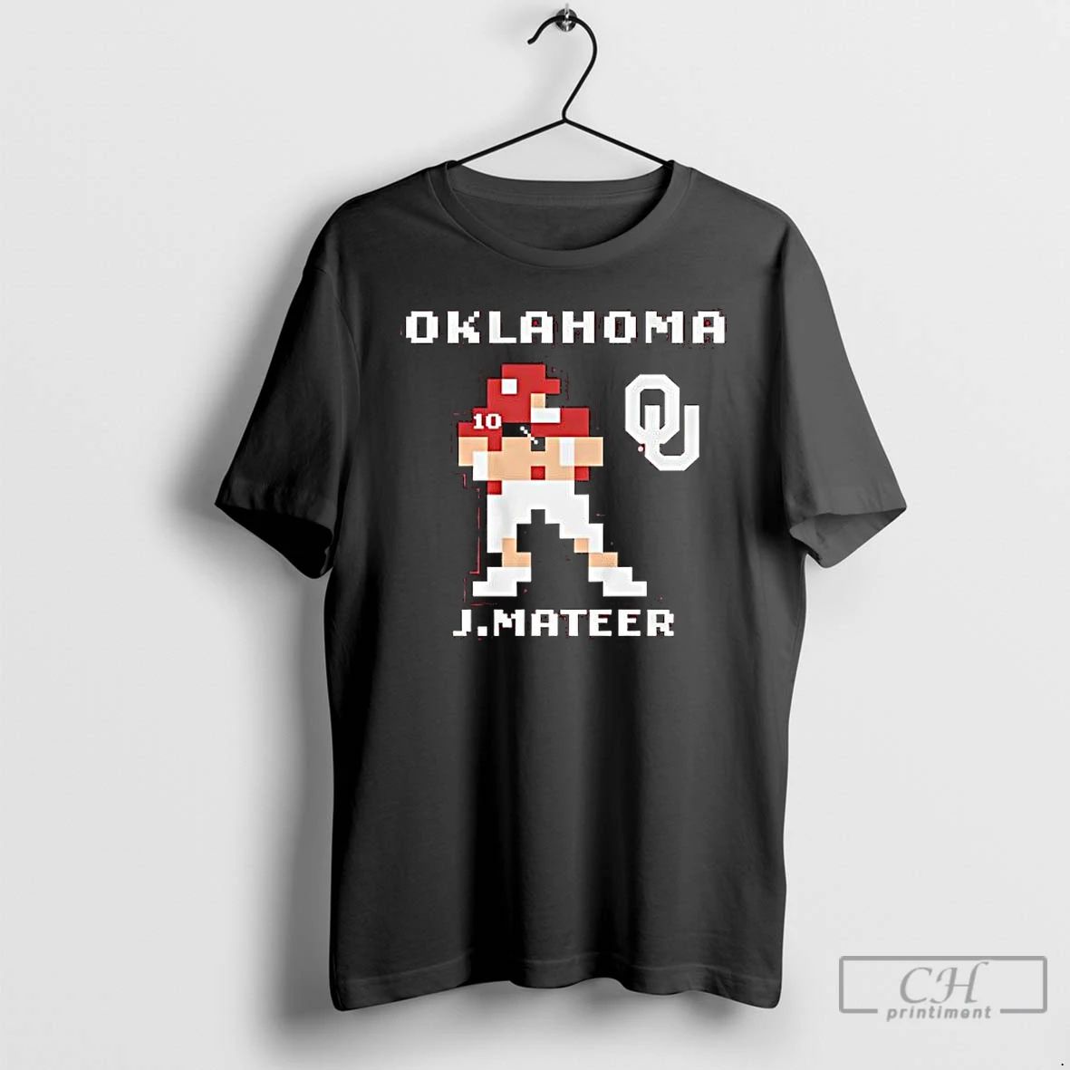 Premium Oklahoma Football John Mateer Retro Baller Graphic T Shirts