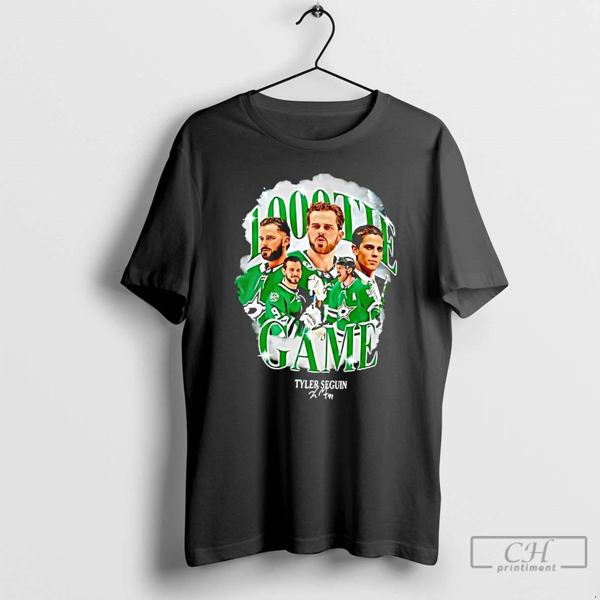 Classic Tyler Seguin 1000th Game Dallas Stars Football T Shirts
