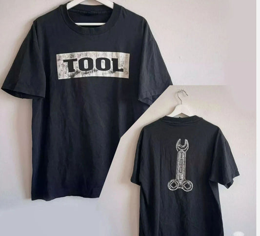 Vintage 90s Tool Alternative Metal Rock Band Wrench Tour Tshirt