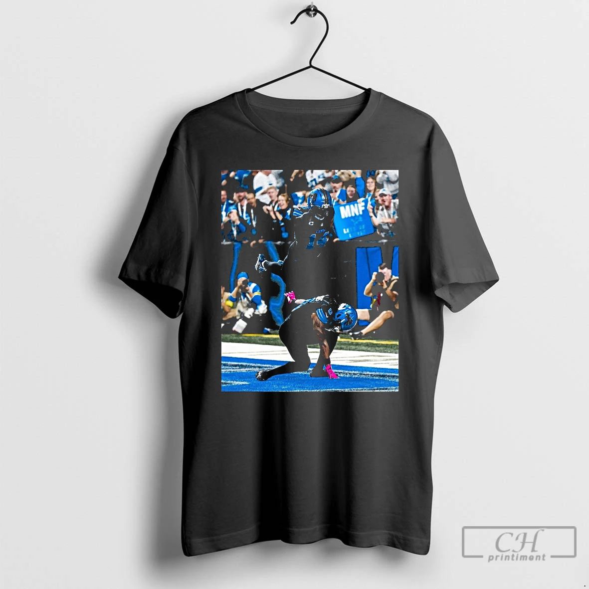 Classic Detroit Lions Spiderman X Superman T Shirts