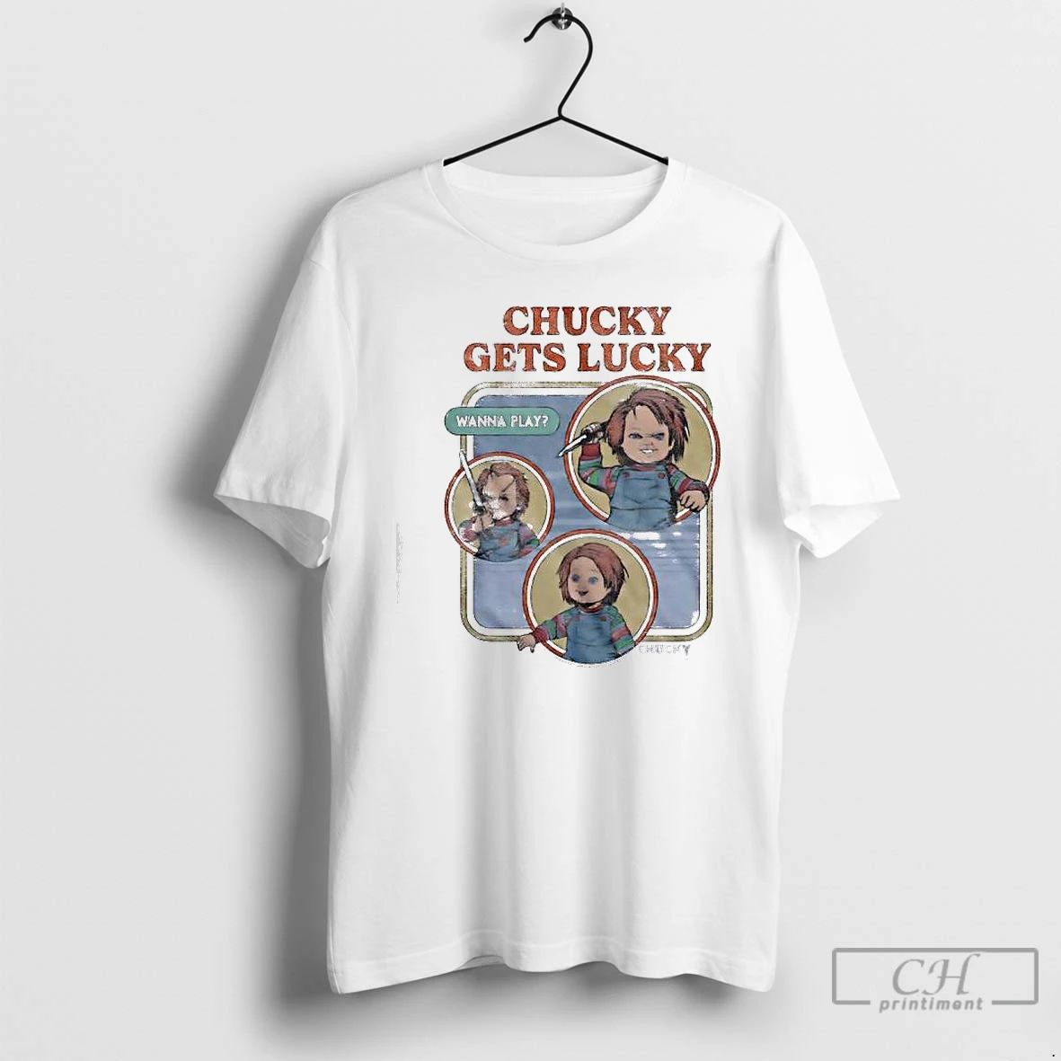 Premium Chucky Gets Lucky Childs Play T Shirts