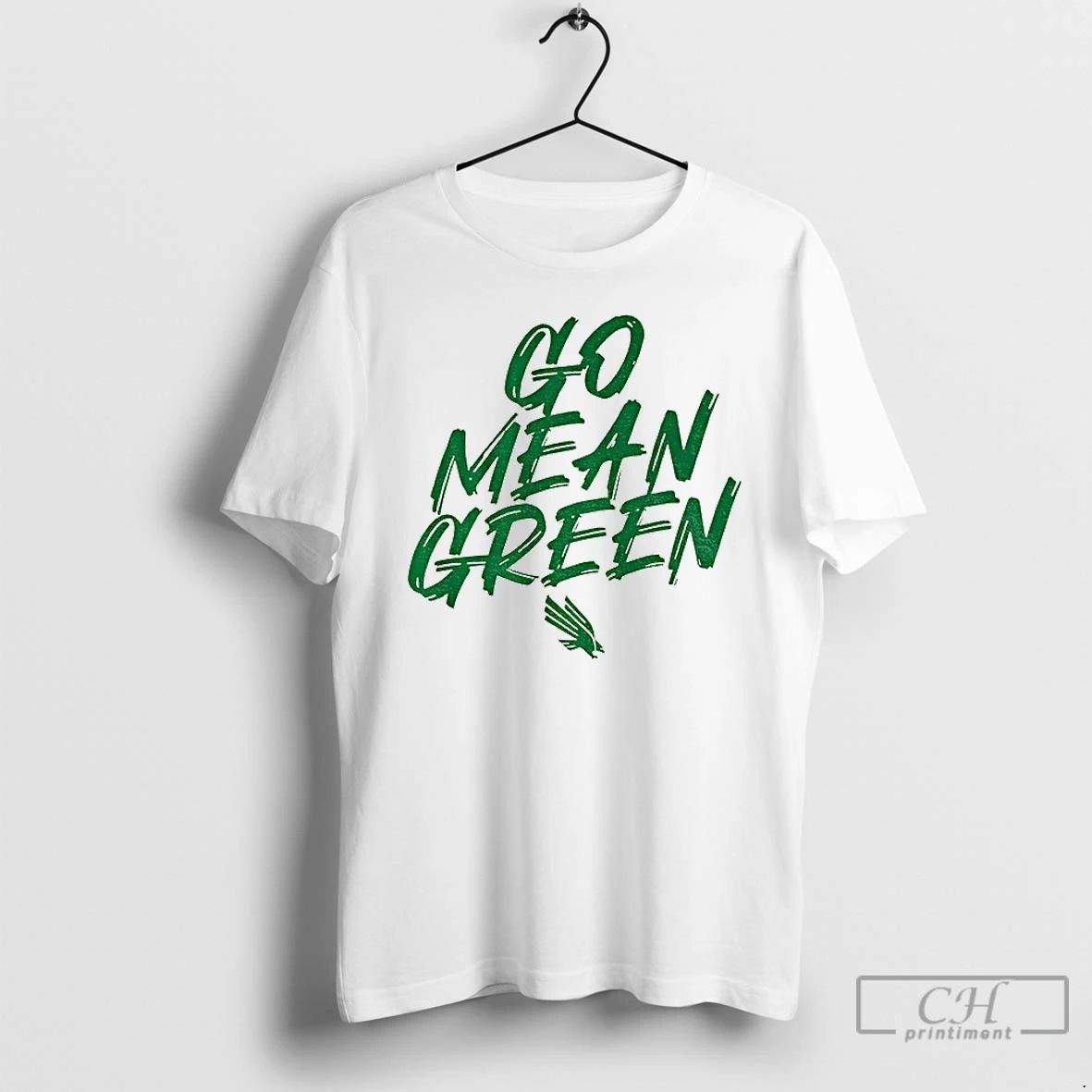 Classic North Texas Slogan Go Mean Green T Shirts