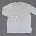 Reworn Long Sleeve Everyday T Shirt Men's Sm Gray Blue 100% Cotton Outdoor NWI