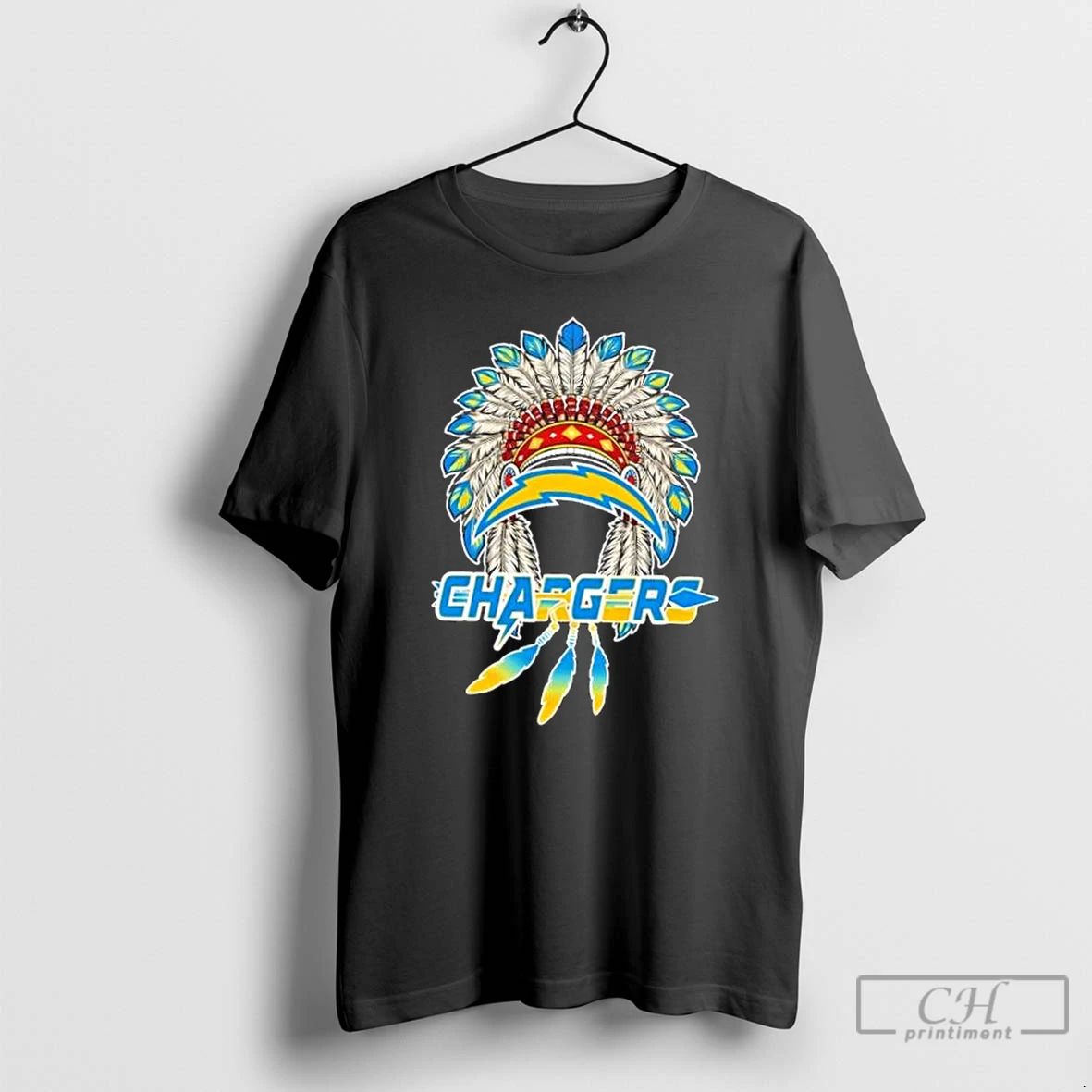 Premium Los Angeles Chargers Football X Native American T Shirts