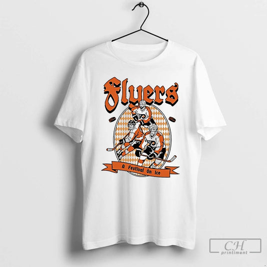 Classic Flyers A Festival On Ice Hockey T Shirts
