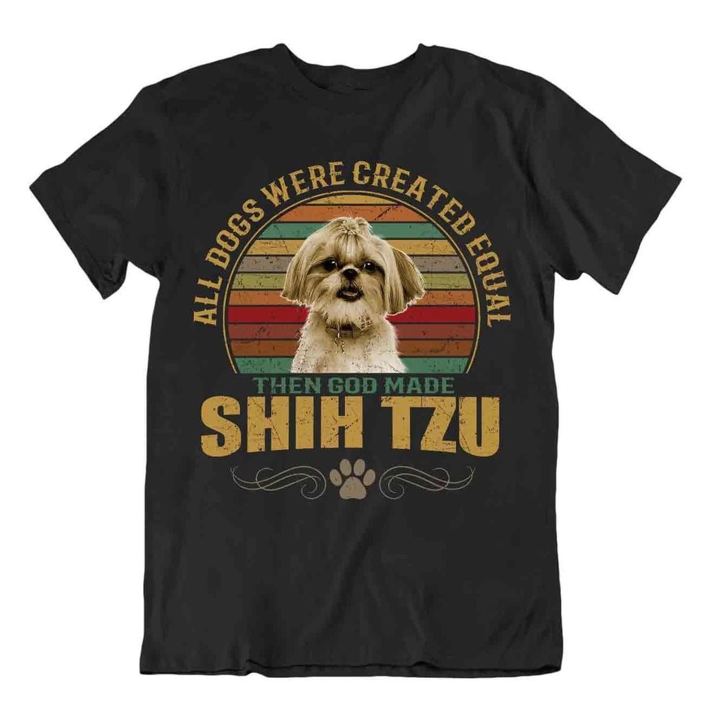 Shih Tzu Dog T-Shirt Shirt Cute Gift For Pet Lovers Best Friend Funny God