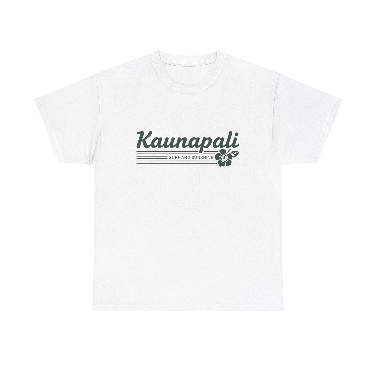 Kaanapali Surf and Sunshine Hibiscus Flower T Shirt