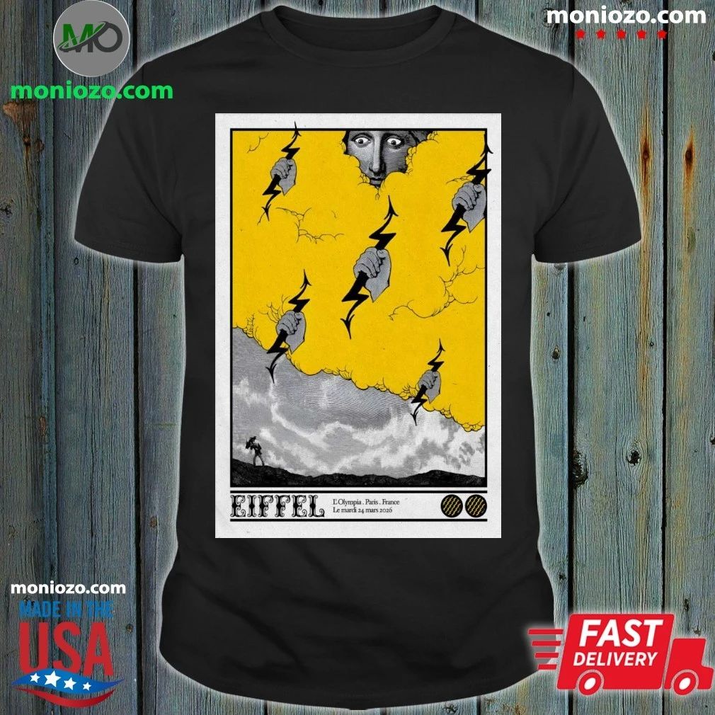 Eiffel L’Olympia Paris France Mar 24 2026 Poster T-Shirt