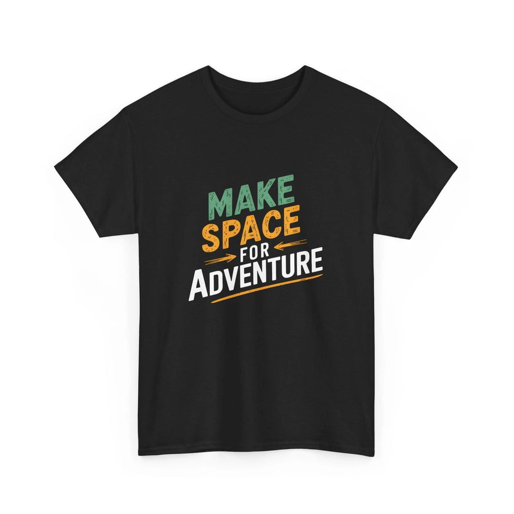 Make Space for Adventure T-Shirt Graphic Tee Cosmic Explorer Outdoor Travel