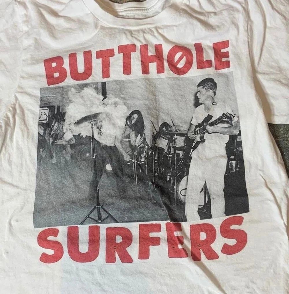 Rare Butthole Surfers Graphic Short Sleeve Unisex T shirt Reprint S-5XL