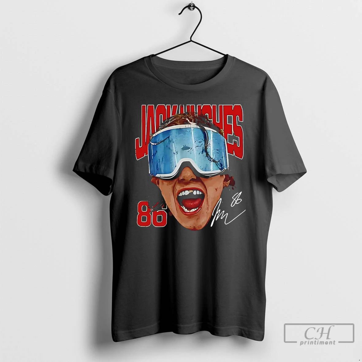Classic Jack Hughes New Jersey Goggles