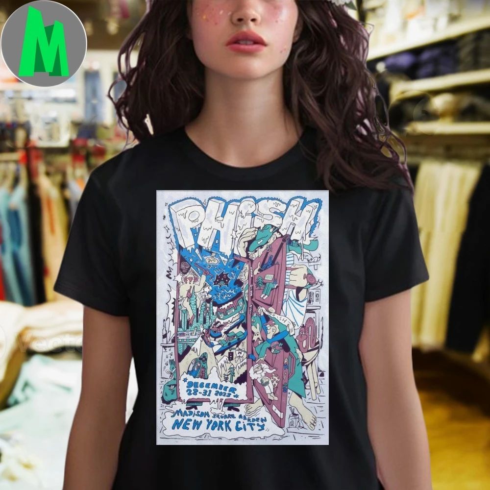 Phish NYE 12 28-12 31 2025 MSG New York Poster Shirt