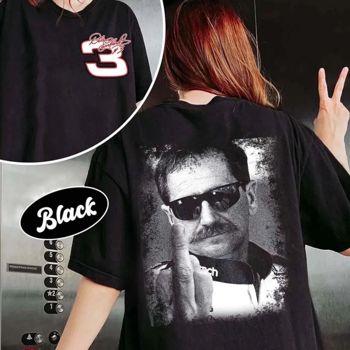 The Eras Tour Dale Earnhardt Middle Finger T- Shirt Funny Dale Earnhardt