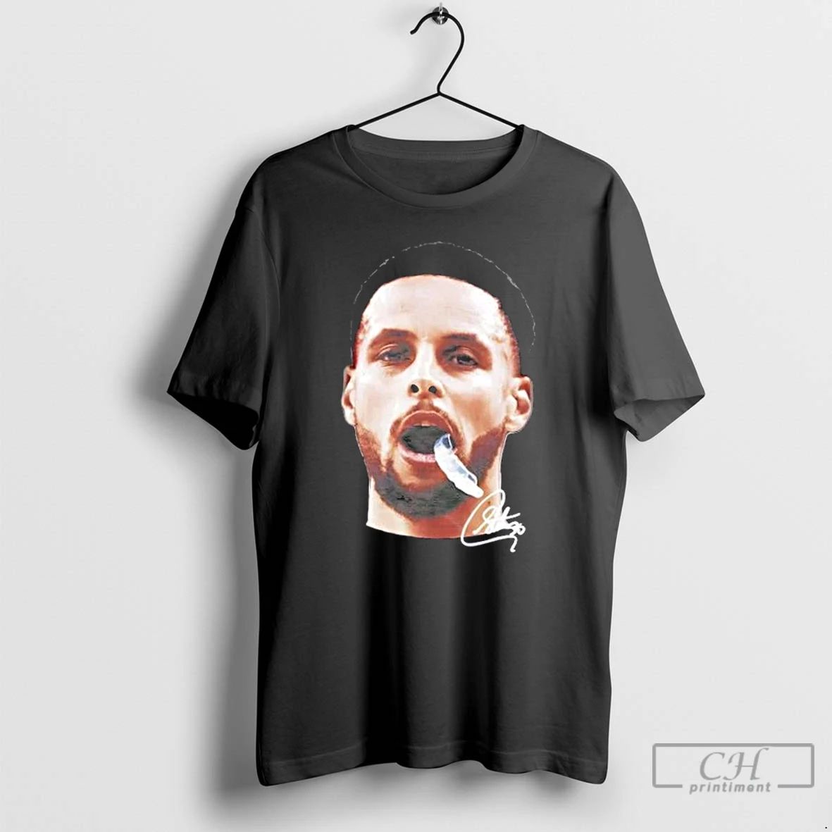 Classic Stephen Curry Golden State Warriors Game Face T Shirts
