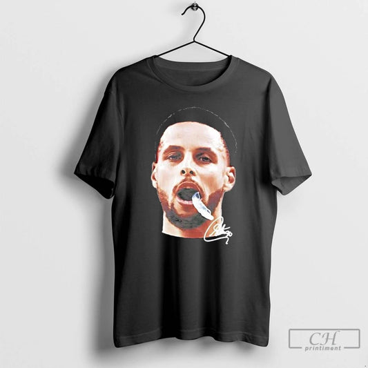 Classic Stephen Curry Golden State Warriors Game Face T Shirts