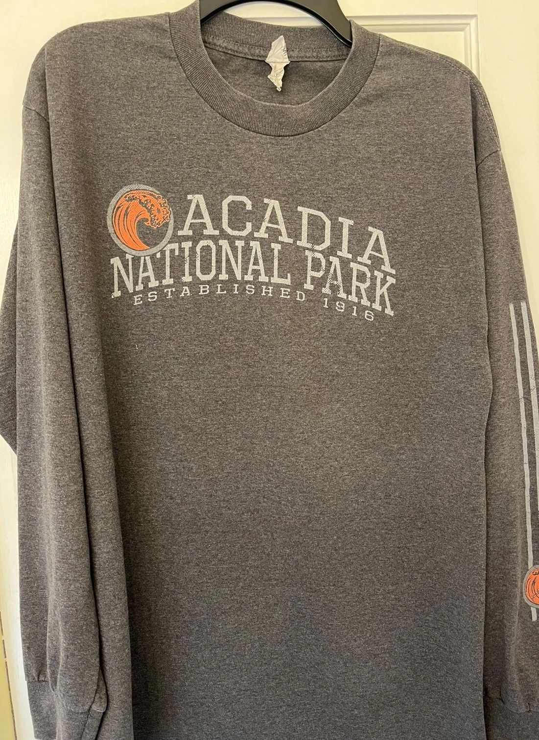 Acadia National Park Unisex  Long Sleeved T-Shirt Size L
