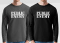 Public Enemy  Black T-Shirt I Cotton Long Sleeve I Hip-Hop music festival Tee