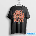 Only Gators Get Out Alive Florida Football Tshirts Sweater