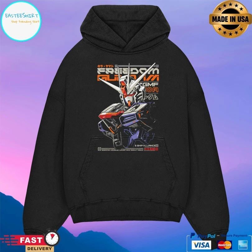 Wings Of Freedom Gundam 3 Ship Alliance T-shirt