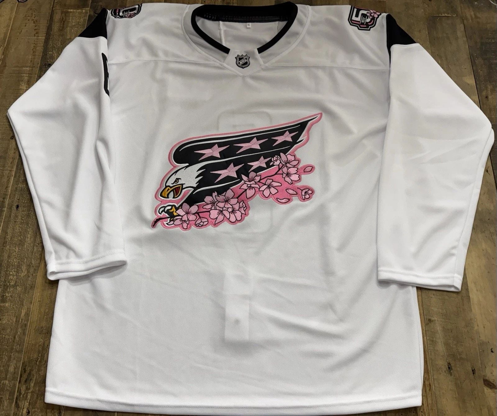 Jakob Chychrun Washington Capitals Custom Cherry Blossom Hockey Jersey