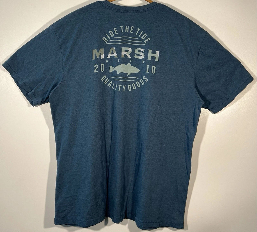 Marsh Wear Men’s Fishing Graphic Tee Shirt Short Sleeve Fish Outdoors Size XL