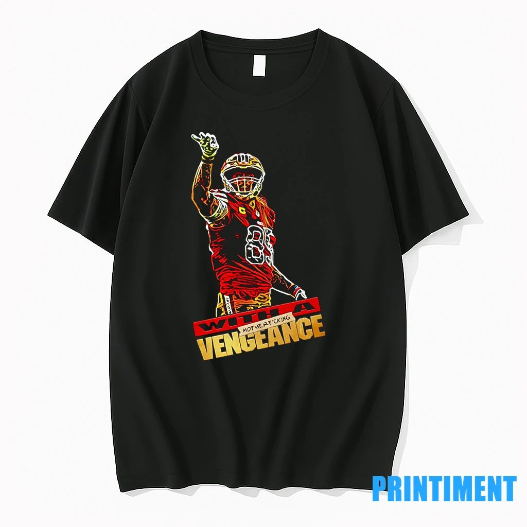 With A Mother Fucking Vengeance George Kittle Tshirts Sweater