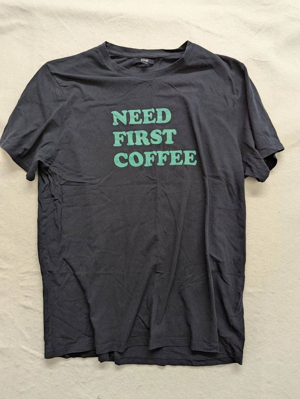 Need First Coffee Graphic Tee Soft Cotton Casual Wear