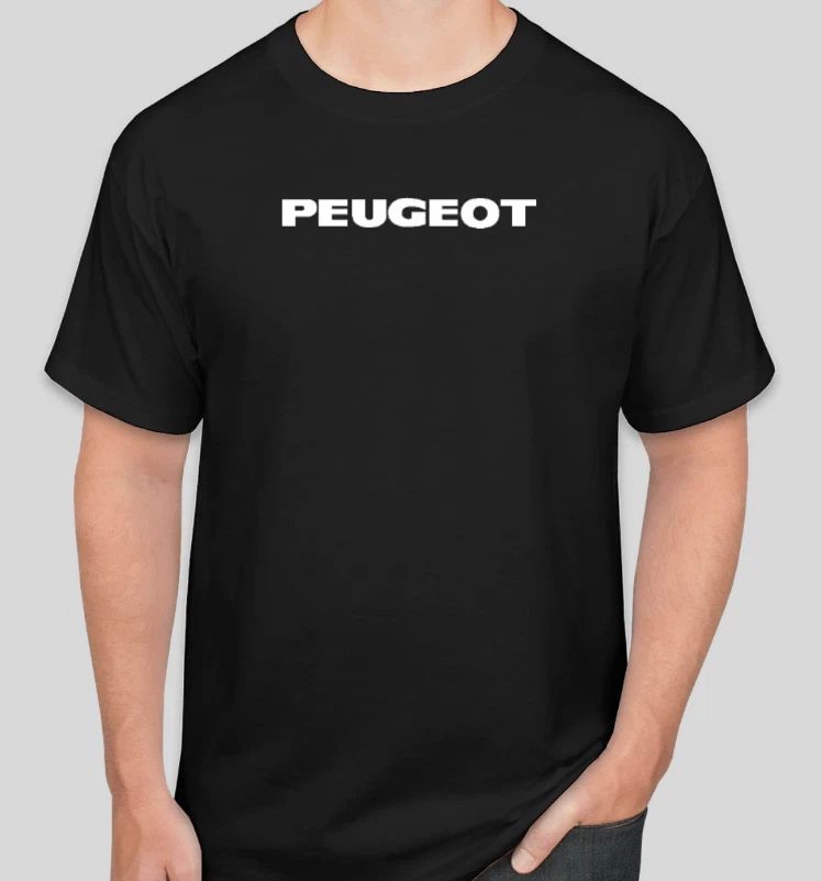 Simple PEUGEOT Motor Sport Racing T Shirt Size Tshirt T-Shirt