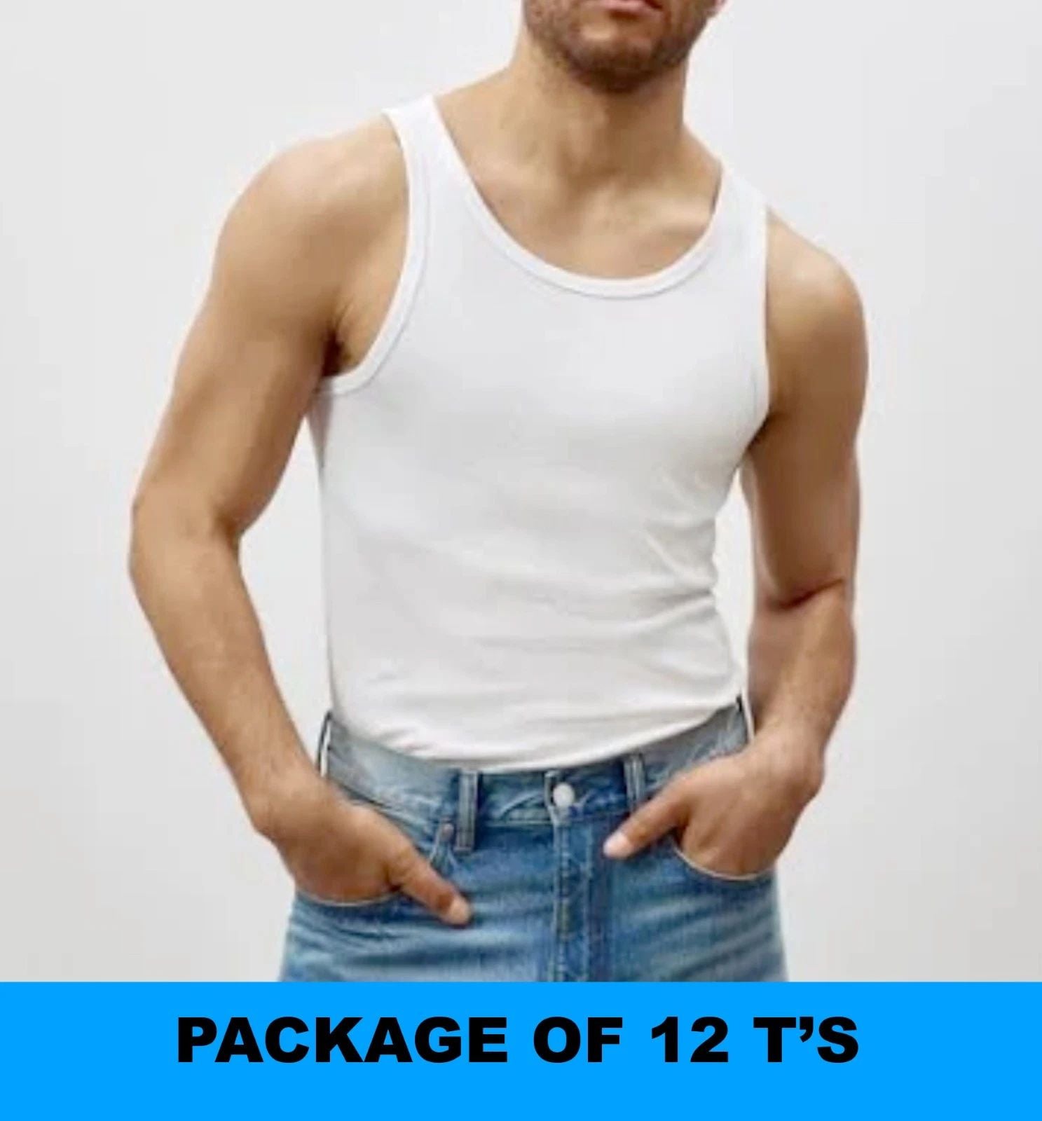 Men's White T-Shirts Size SMALL