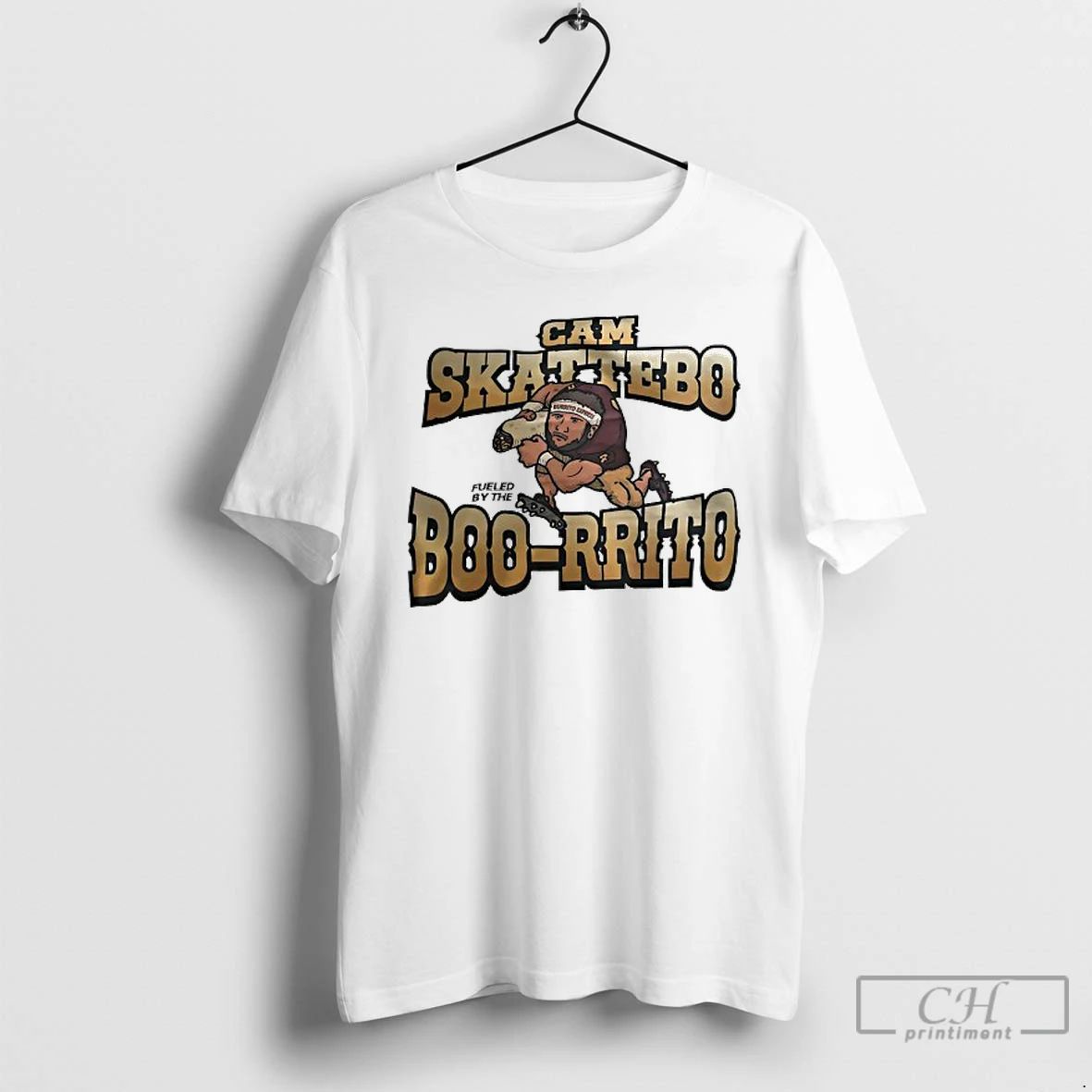 Premium Cam Skattebo Arizona State Sun Devils Boo Rrito Tacos T Shirts