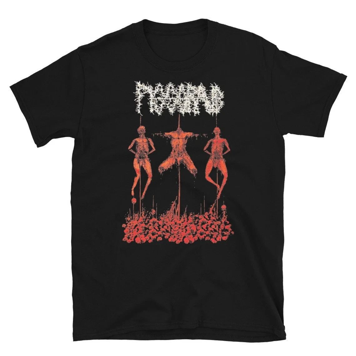 SALE Vtg Pissgrave Music Band Cotton Black S-2345XL Unisex Shirt