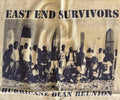 VTG yellow graphic print t-shirt Hurricane Dean East End Survivors
