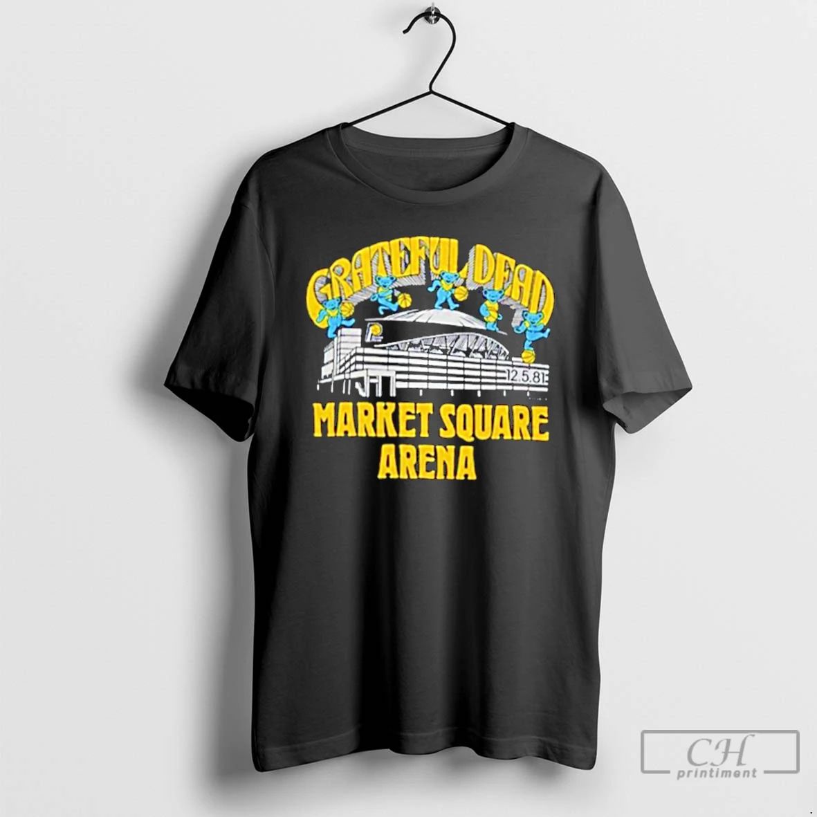 Classic Grateful Dead Bears Market Square Arena T Shirts