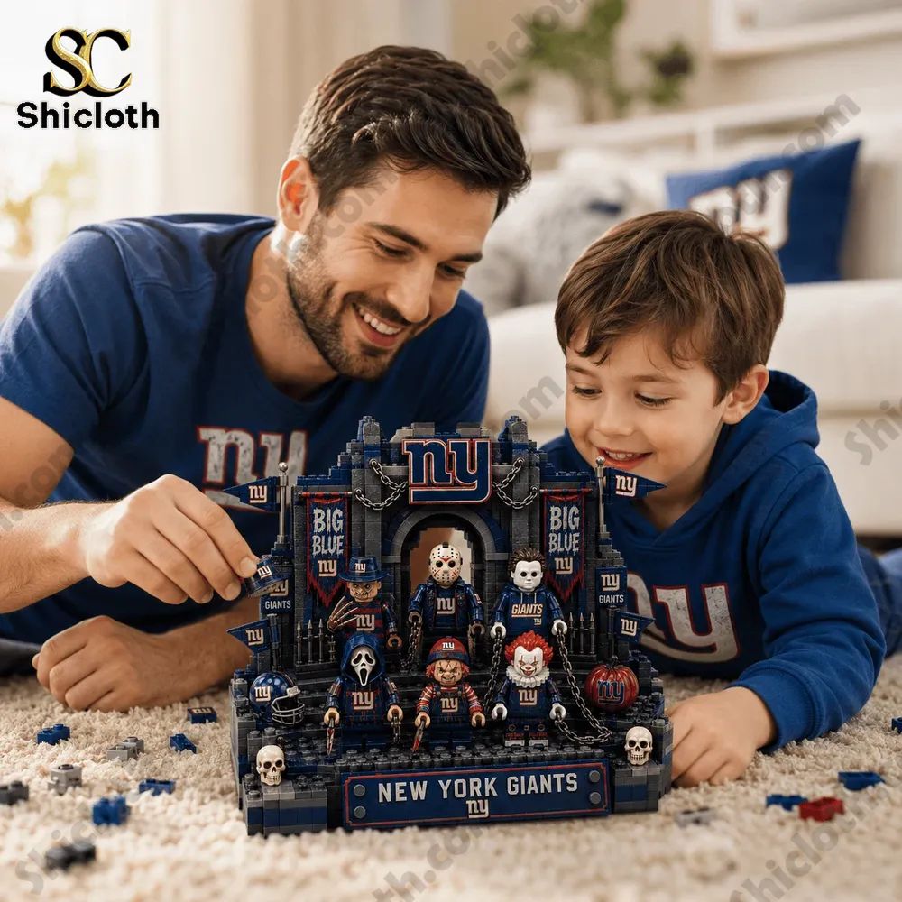 New York Giants Big Blue NY Halloween Building Brick Set