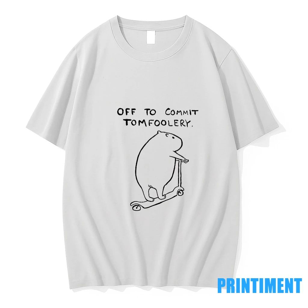 Capybara Is Ready To Do Something Bad Off To Commit Tomfoolery Tshirts Sweater