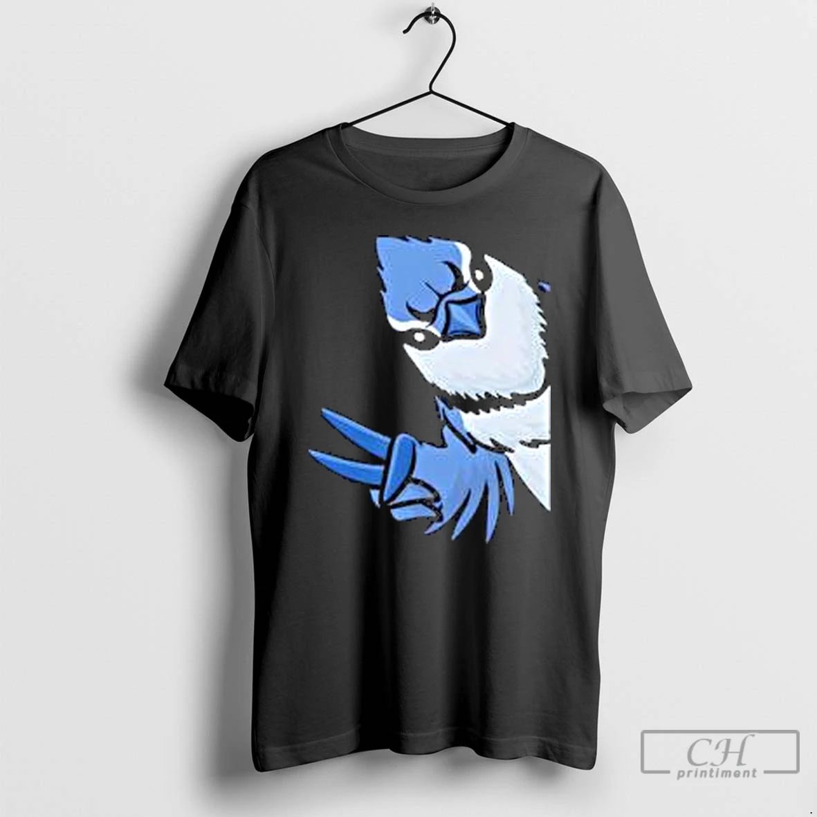 Classic Blue Jay Bird Cyanocitta Cristata From Side T Shirts