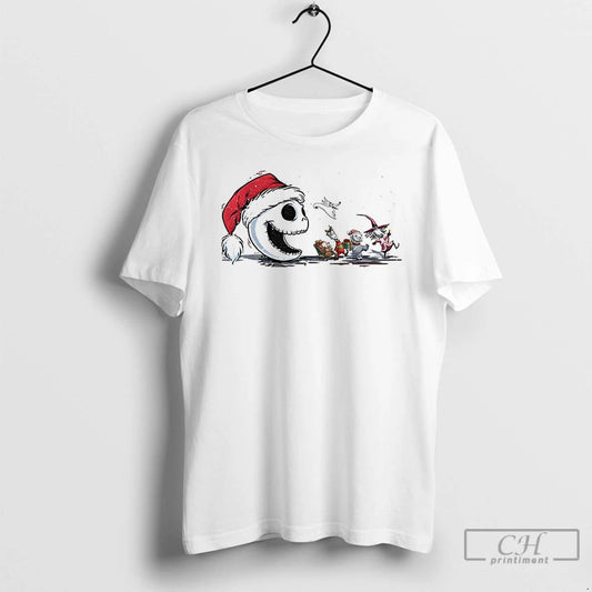 Classic Jack Skellingtonnightmare Friends Merry Christmas T Shirts