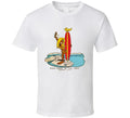 Vintage Surf T-Shirt Beach Bunny By Sea Cross 1964