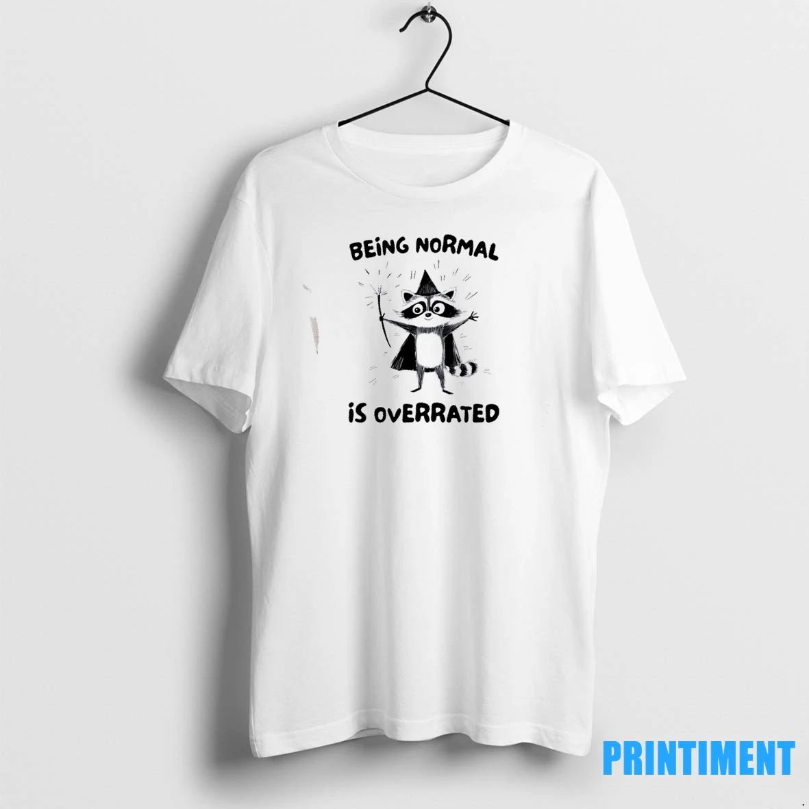 Raccoon Wizard Being Normal Is Overrated Tshirts Sweater