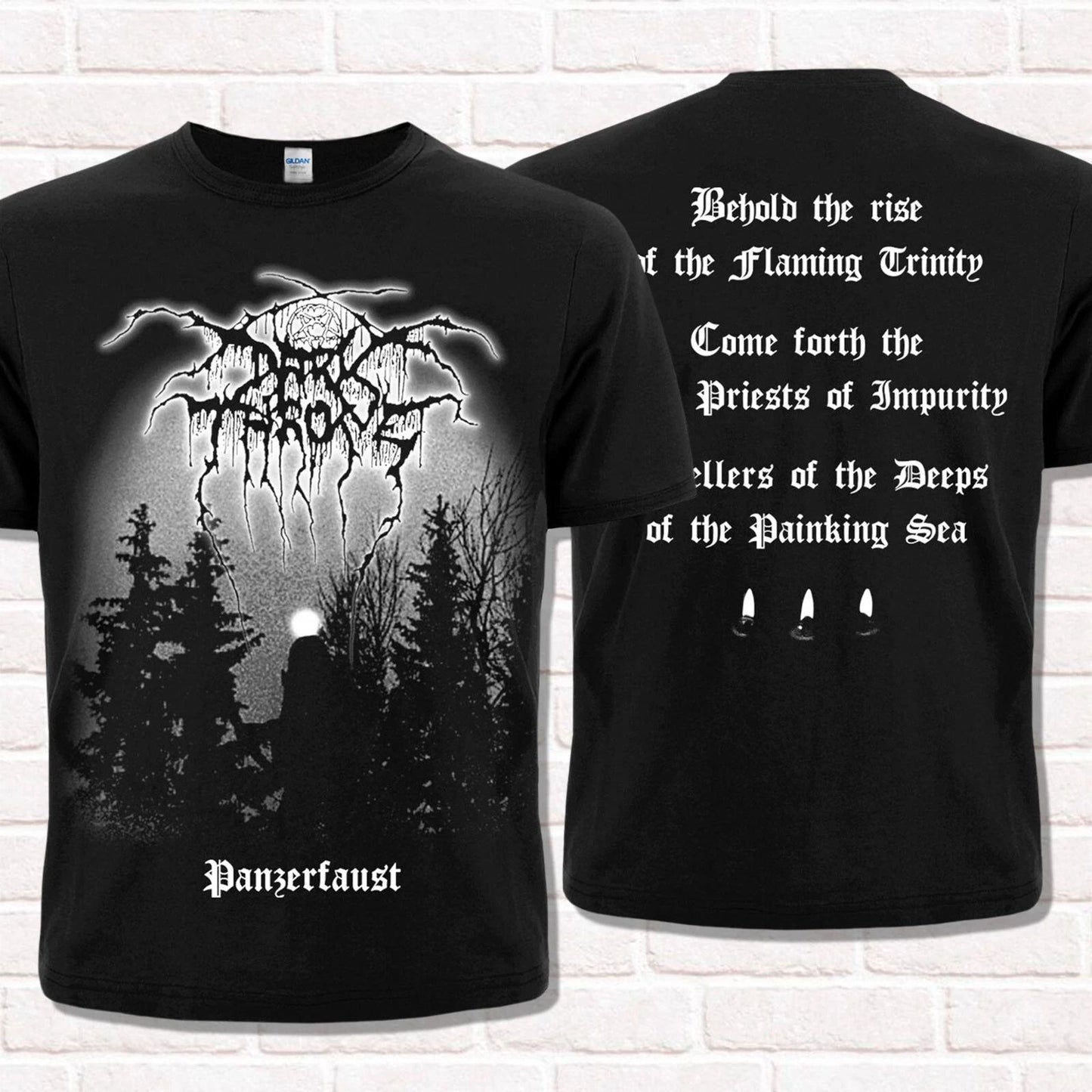 Darkthrone "Panzerfaust" T-Shirt (1995). True Norwegian Black Metal