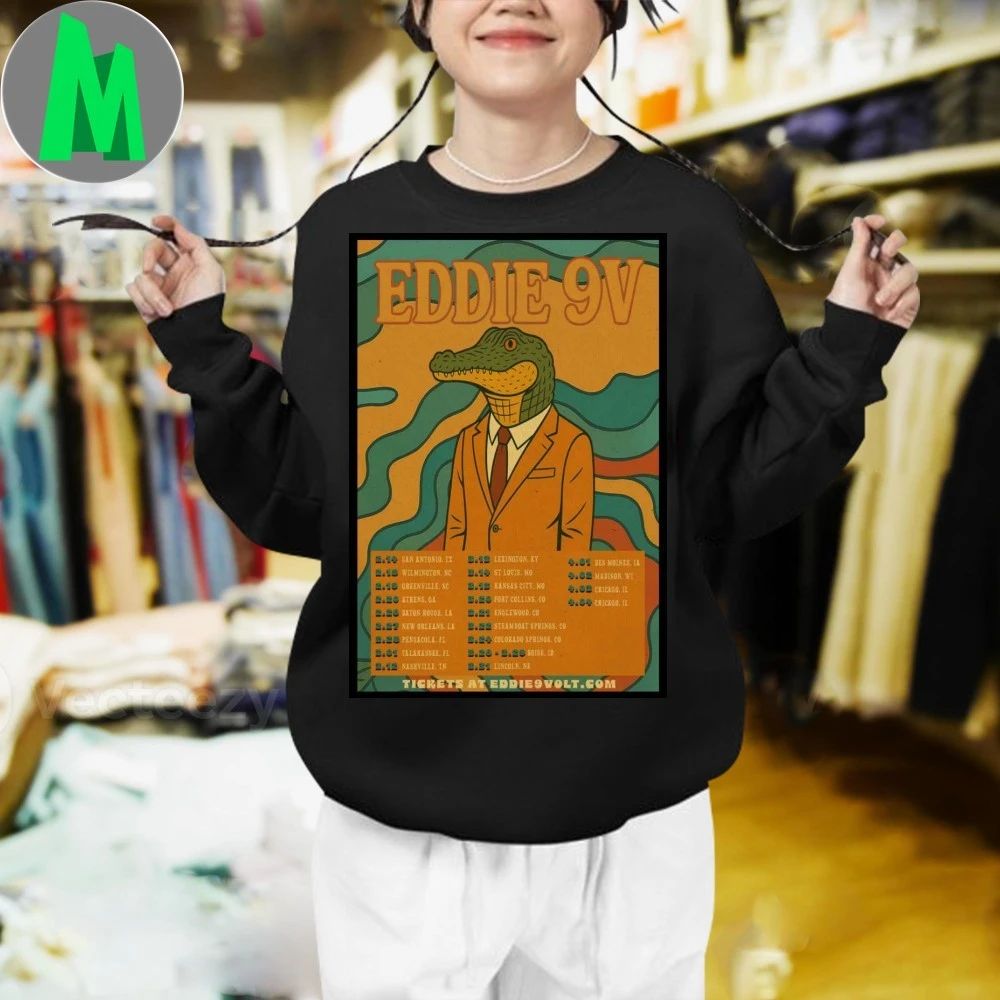 Eddie 9V New Tour 2026 Poster Shirt
